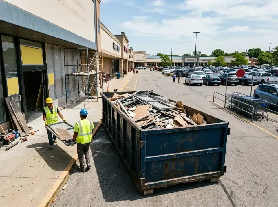 retail-store-renovation-debris-003 — frequently asked questions, Roll-off Dumpster Rentals in Boulder Hill, IL